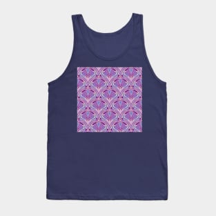 Purple Vintage Scales Tank Top